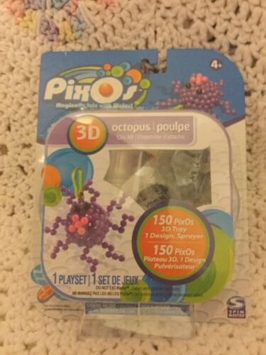 Pixos ~ Spin Master  * Octopus * Clip Kit Playset   NEW