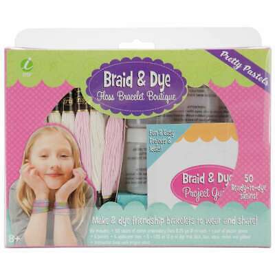 Iris Braid & Dye Floss Bracelet Boutique Pretty Pastels 075182913707