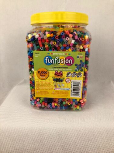 Perler Fun Fusion Fused Beads 11,000 Count, Multi-Color