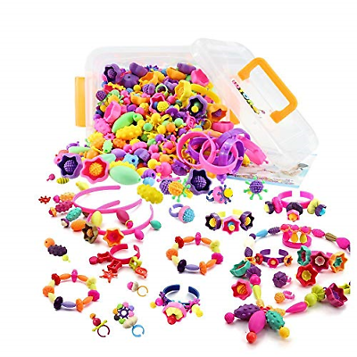 WTOR Snap Pop Beads Jewelry Making Kit - 500Pcs Creative DIY Jewelry Education