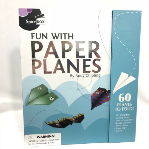 Spice Box Fun With Paper Planes Kit Build and Fly Record Breaking Paper Planes