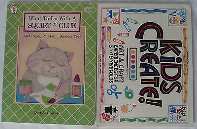 Kids Create Laurie Carlson What to Do With a Squirt of Glue Homeschool Lot of 2
