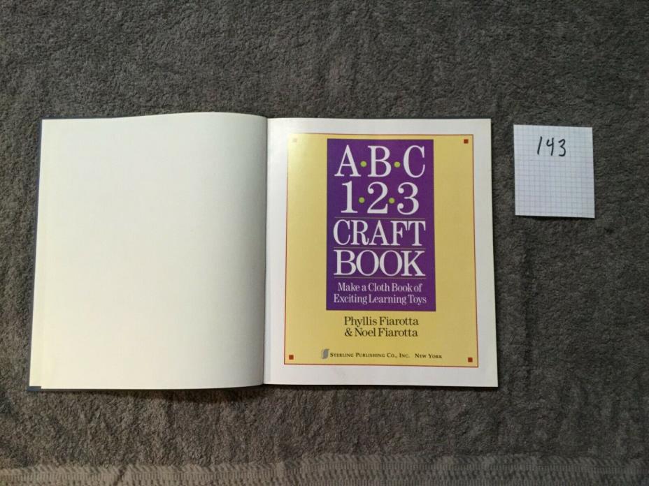 ABC 123 Craft Book: Make a Cloth Book of Exciting Learning Toys