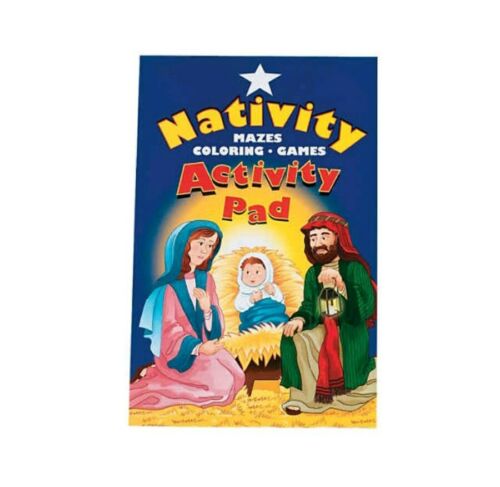 Nativity Activity Pad - 48 Pages of Mazes • Puzzles • Yuletide Games • Coloring