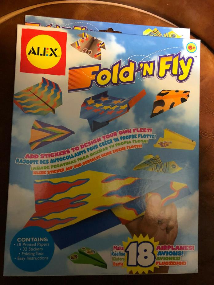 Alex toy fold and fly planes makes 18 planes to decorate and fly