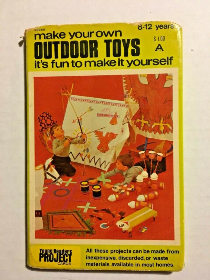 Young Readers Project Cards - 1970 - Make Your Own Outdoor Toys