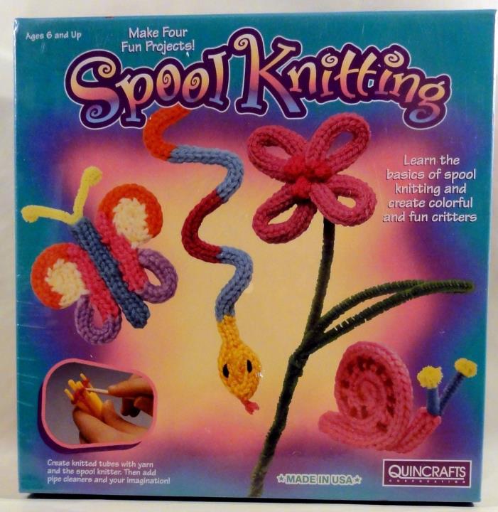 Spool Knitting Kit, Quincrafts, New-Sealed in Box