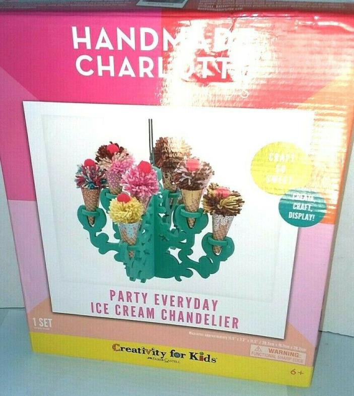 Handmade Charlotte Kids Ice Cream Chandelier DIY Craft Ages 6+ New