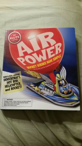 Klutz Air Power Rocket Science Made Simple ~ NEW (book with project)