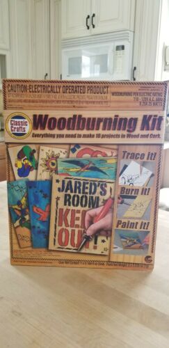 NSI Woodburning Kit Everything You Need To Make 10 Projects In Wood & Cork