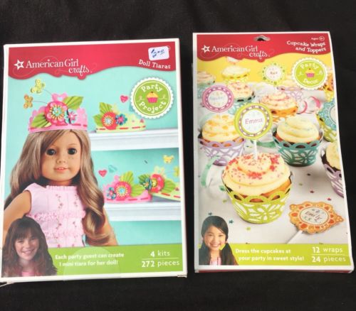 American Girl Crafts 1 Party Decor 1 Party Project Cupcake Wraps And Doll Tiaras