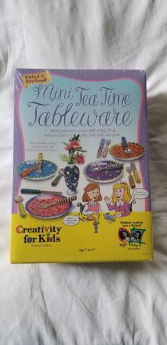 Paint And Pretend Mini Tea Time Tableware Ages 7-97
