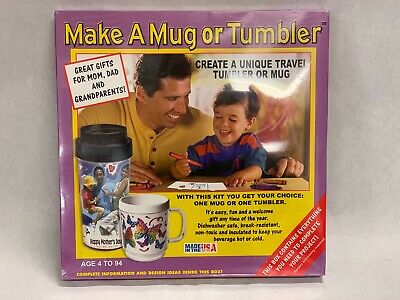 Makeit Make Your Own Tumbler Mug DIY Photo Arts and Crafts Kid Project Art Gift