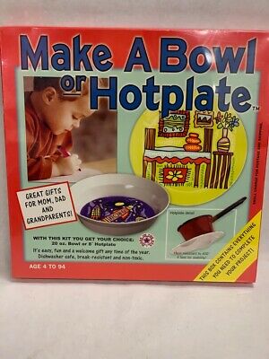 Makeit Make Your Own Hotplate Bowl DIY Photo Arts Crafts Kid Project Art Gift