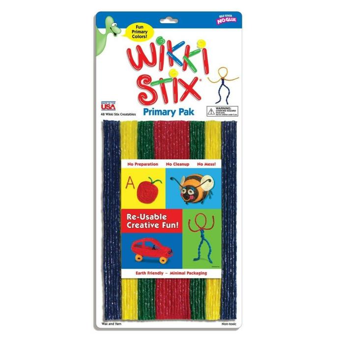 Wikki Stix Primary Colors Set  - 8