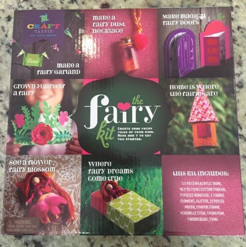 NEW Craft Tastic The FAIRY Kit Project Craft Kit Happy Ever Crafter