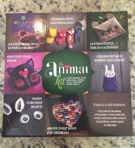 NEW Craft Tastic The ANIMAL Pet Project Craft Kit Happy Ever Crafter