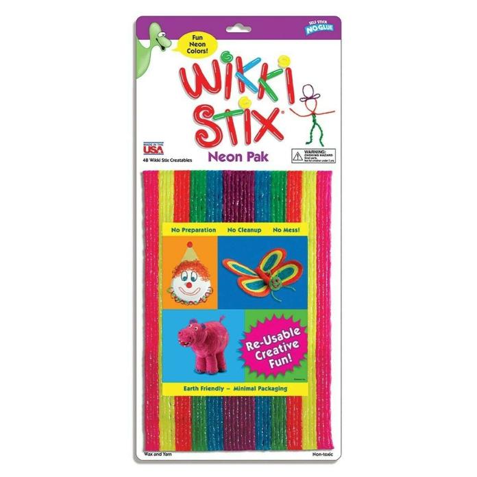 Wikki Stix 48 Pack Neon - Art Supplies by Wikki Stix (804)