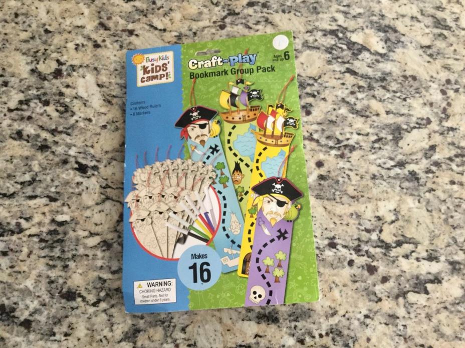 BRAND NEW Busy Kids Kids' Camps! Craft-N-Play Bookmark Group Pack (LOOK @ PICS)