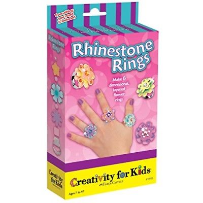 Creativity for Kids Rhinestone Rings 'CFK1995 - Arts & Crafts