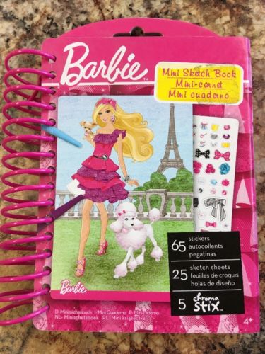 Barbie Fashion Design Mini Sketch Book
