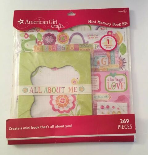 NEW - American Girl Crafts - Mini Memory Book Kit 269 Pieces Stickers Scrapbook