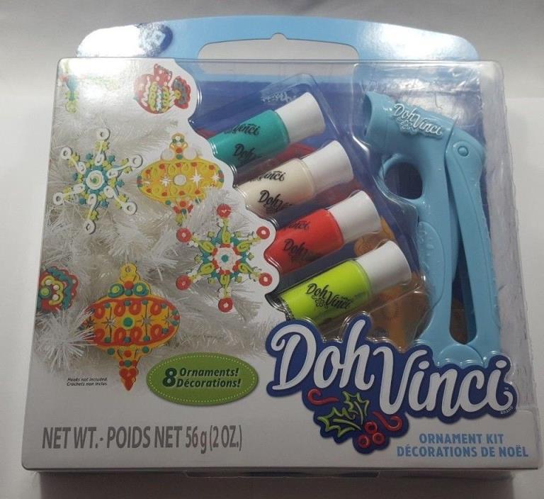 Play-Doh Doh Vinci Holiday Ornament Kit Decoration Craft Christmas Hasbro *NEW*