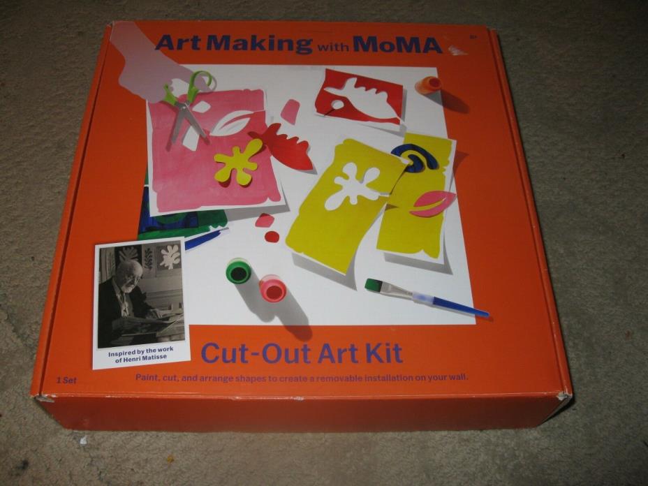 ART MAKING WITH MOMA   CUT OUT ART KIT NEW