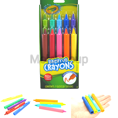 Crayola Bathtub Crayons, Assorted Colors 9 ea (1 Pack)