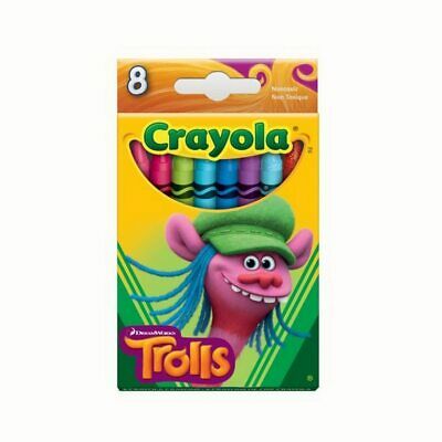 Crayola Trolls - Cooper 8 ct Crayons