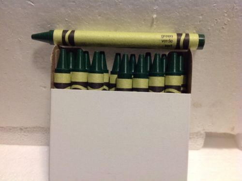 (64) Crayola Crayons (green) BULK