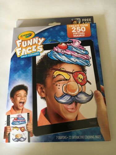 Crayola Color Alive Funny Faces-Crazy Costumes Create Over 250 Virtual Masks
