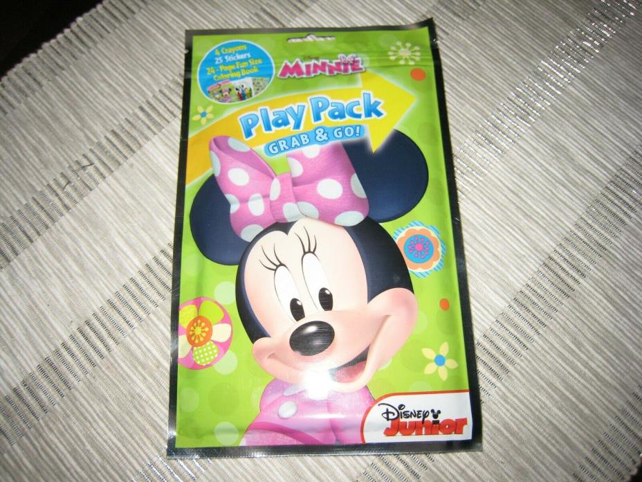 DISNEY JUNIOR MINNIE MOUSE PLAY PACK GRAB & GO! NEW WITH FREE SHIPPING!!!!