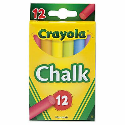 Chalk, Two Each of Six Assorted Colors, 12 Sticks/Box 51-0816  - 1 Each