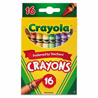 Classic Color Crayons, Peggable Retail Pack, 16 Colors 52-3016  - 1 Each