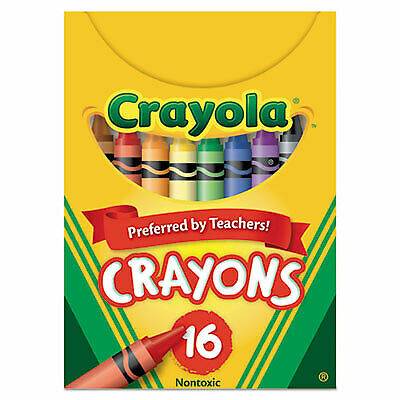 Classic Color Crayons, Tuck Box, 16 Colors 52-0016  - 1 Each