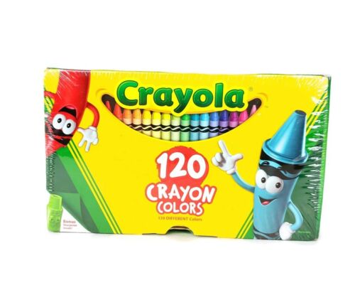 Crayola Classic Crayons Kids Coloring Supplies 120 Count Tip Crayon Sharpener