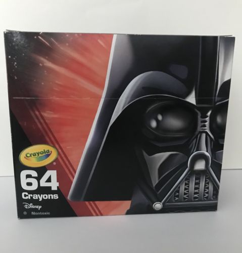 Crayola Star Wars, Darth Vader 64 Count Crayon Box-LTD ED-NEW