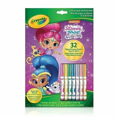 Crayola Coloring & Activity Book Shimmer and Shine Sparkle Pets