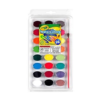 Crayola 24 Ct Washable Watercolors - Arts & Crafts '53-0524 (Crayola)
