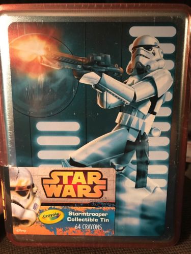 Crayola Star Wars Storm Trooper Collectible Tin NEW IN BOX SEALED FREE SHIPPING