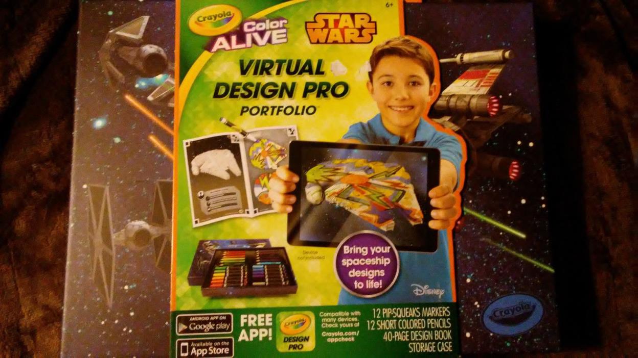 Crayola Color Alive Star Wars Virtual Design Pro Portfolio