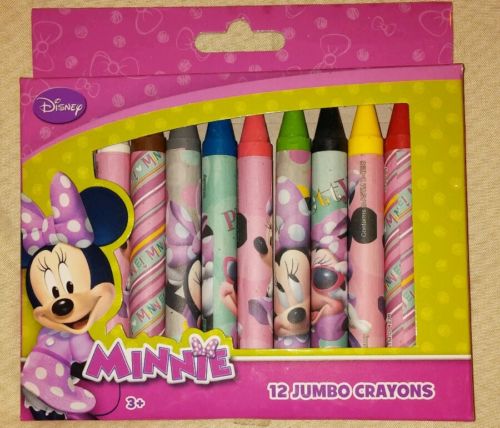 Jumbo Minnie Mouse Crayons