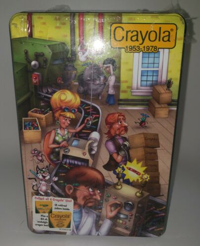 2003 CRAYOLA 1953-1978 COLLECTORS TIN CRAYONS *New * Retired Colors