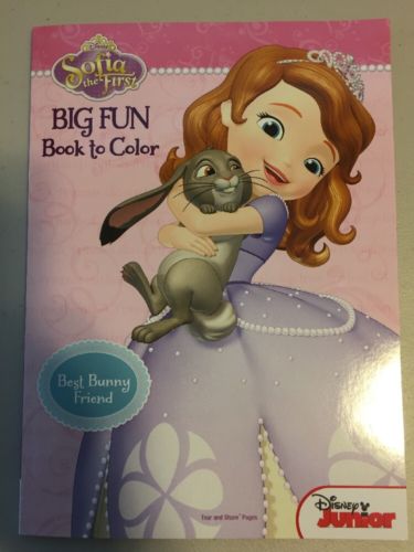 Sofia - The First - Disney Jr. - Big Fun Book To Color : Best Bunny Friend