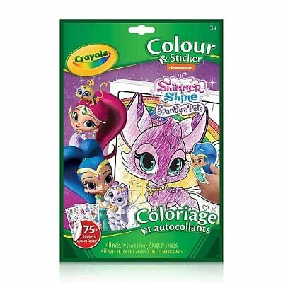 Crayola Color & Sticker Book - Shimmer and Shine Sparkle Pets