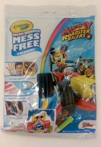 Crayola Mickey and the Roadster racers Color Wonder Paper and Markers