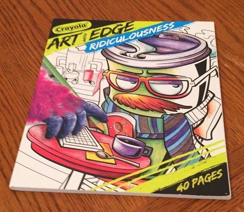 Crayola Art With Edge Ridiculousness 40 pages