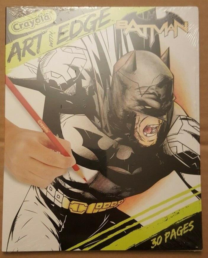 Crayola Art with Edge: Batman Collection Adult Coloring Book - NEW/SEALED