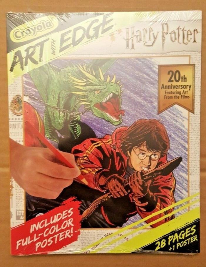 Crayola Art W/Edge Coloring Pages Harry Potter 20th Anniversary 071662104924